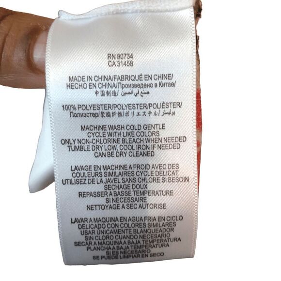 BCBG MaxAzria Womens Peter Jacket S Mixed Media Aztec Moto Asymmetrical - Picture 5 of 13